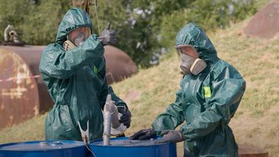 Experts remove Samin, a toxic rocket fuel component, from Novopavlovka, Kyrgyzstan, in 2024